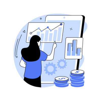 Transactional marketing abstract concept vector illustration. Sales oriented strategy, maximize volume of individual sales, short-term customer relationship, distribution chain abstract metaphor.